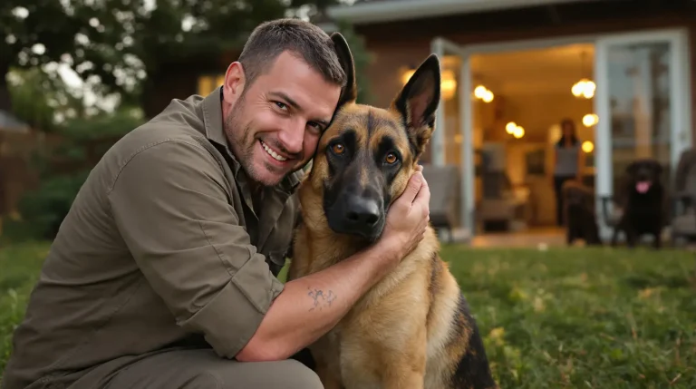 Pour rester avec le Malinois de mission, ce maître-chien l’adopte et lui offre une retraite dorée
