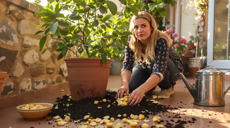 Citronnier qui ne donne rien : enterrez ce déchet de cuisine au pied, il peut le couvrir de fruits