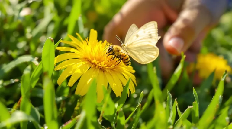 En avril, cette fleur jaune de pelouse nourrit le « creux de faim » des abeilles et papillons