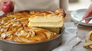 « J’ai à peine mis de farine et pourtant il tient » : mon dessert aux pommes d’avril part sans miettes