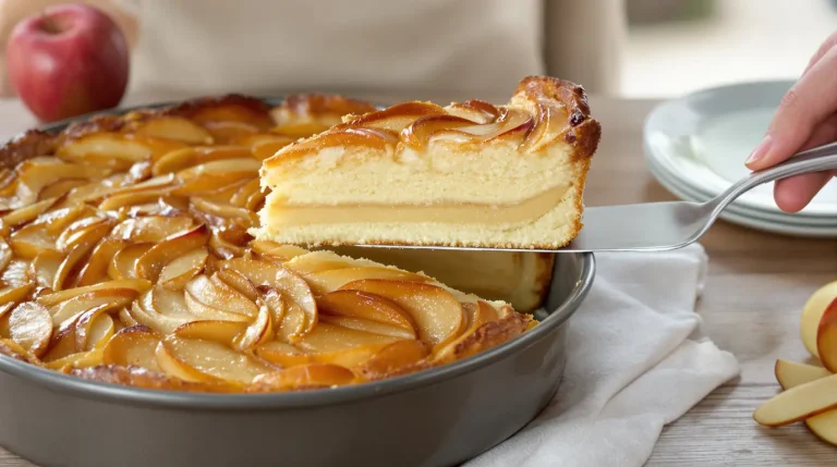 « J’ai à peine mis de farine et pourtant il tient » : mon dessert aux pommes d’avril part sans miettes